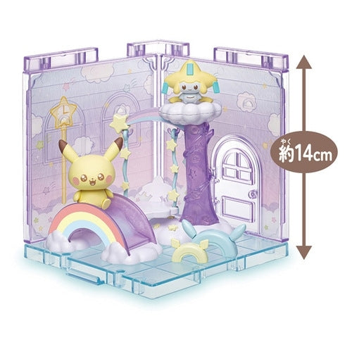 Authentic Japanese Pikachu and Jirachi collectible, intricate details