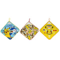 Pokemon 3 loop towel from Japan, featuring colorful Pokemon characters