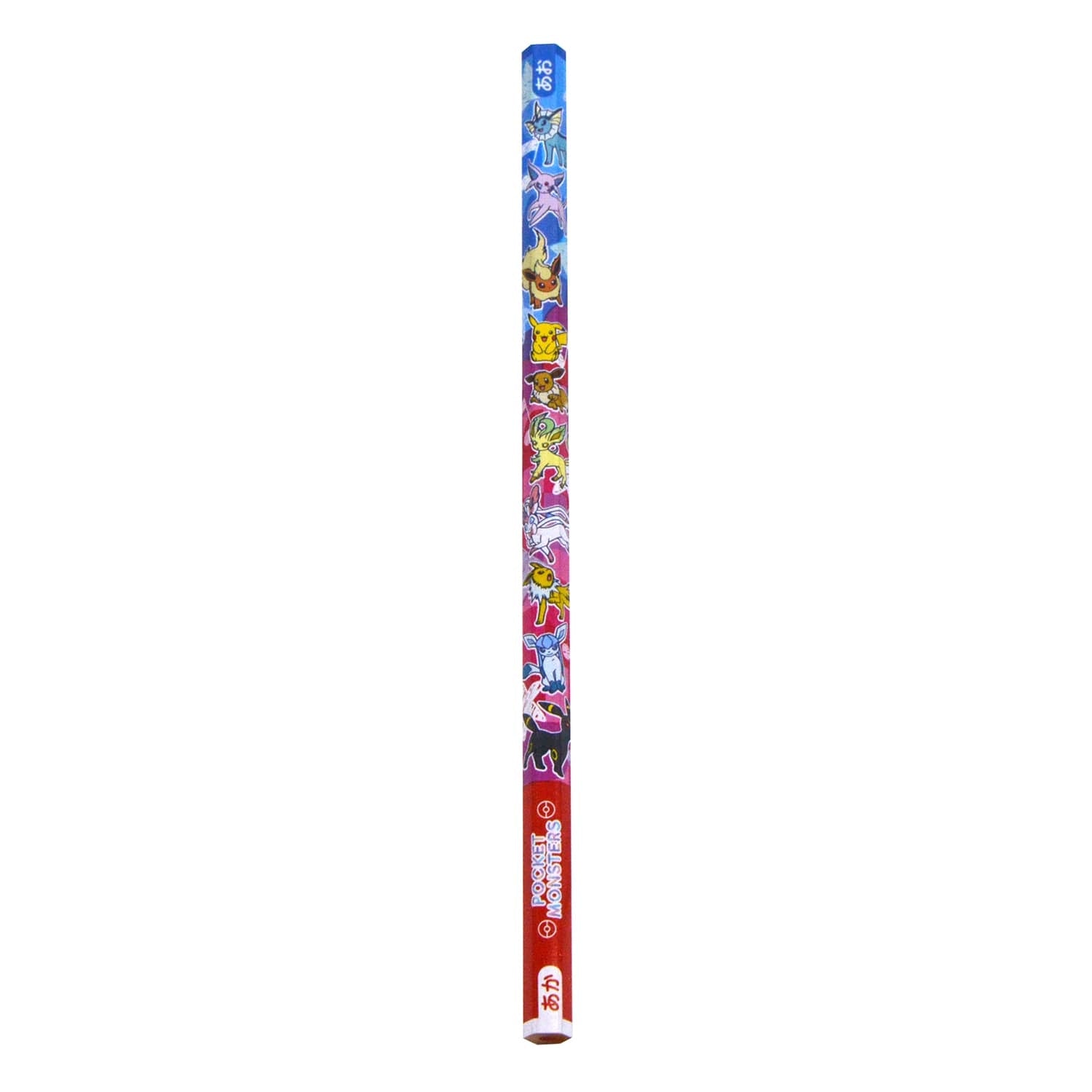 Pokémon Center Japan Red & Blue Pencil Pastel Flakes, authentic Japanese collectible