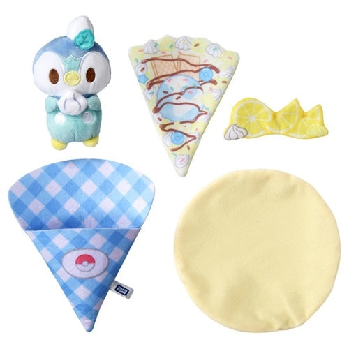 Pokemon Piplup plushie with detailed wings, shipped from Japan