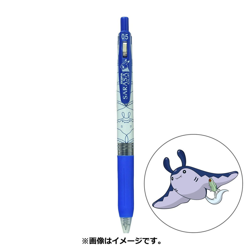 SARASA Pokémon Shirts Mantine pattern from Japan, featuring water flying type design