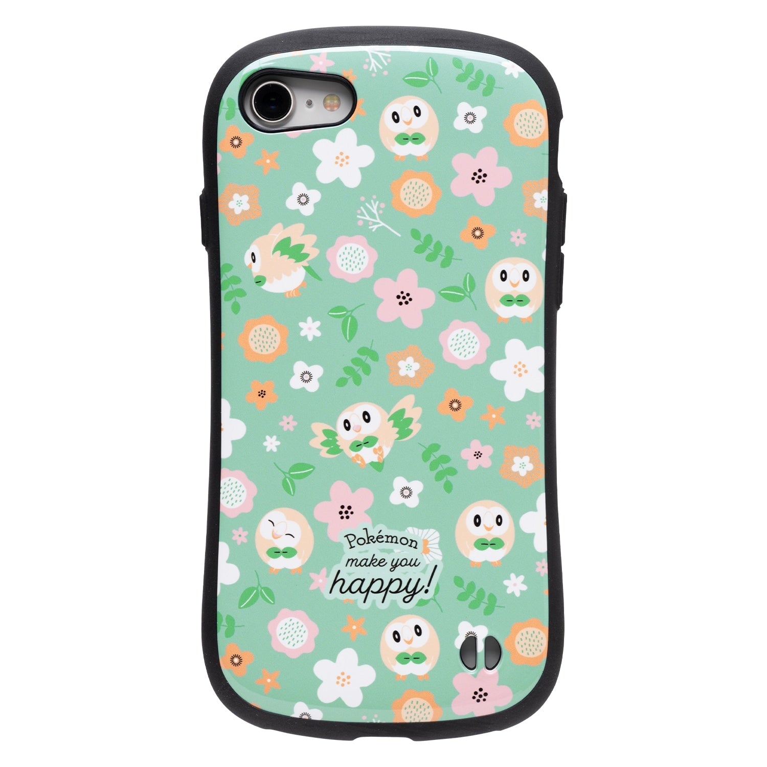 Rowlet iPhone case from Japan, featuring Grass Quill Pokemon in Nordic design
