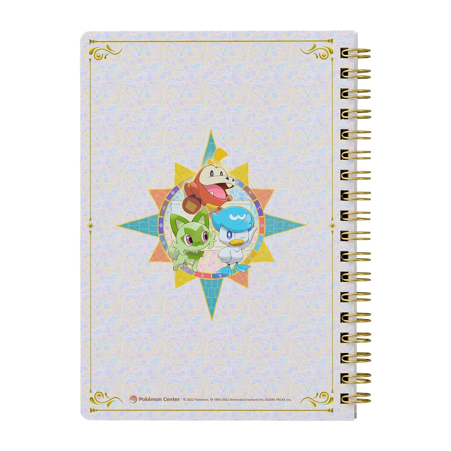 Violet Pokemon notebook with ring binding and Japanese design elements