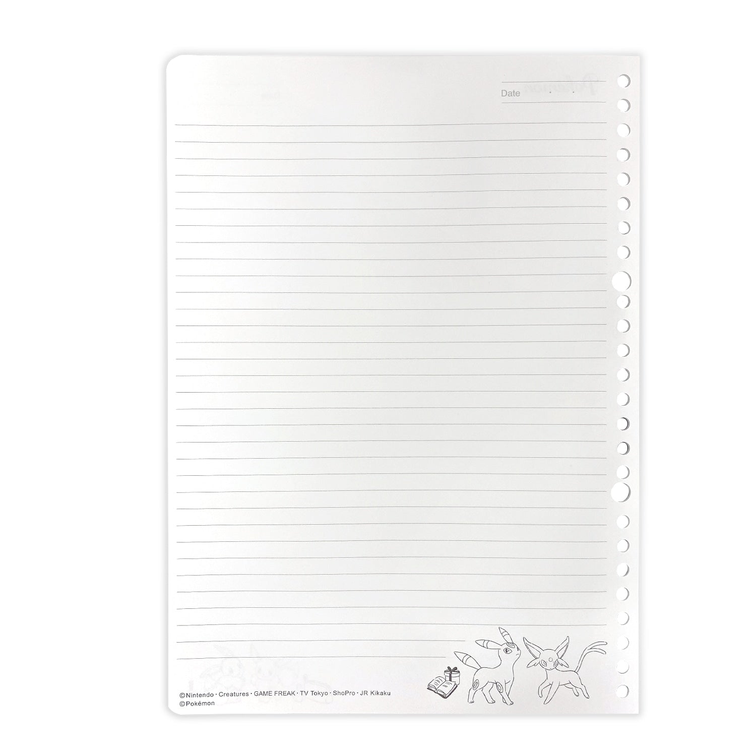 Official Pokemon Notebook from Japan with unique stationery design