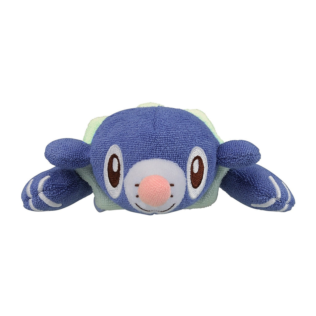 Front view of Ashimari Pokemon plushie, made in Japan with soft fabric