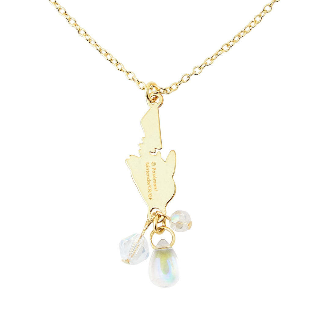 Pikachu necklace with chain and adjuster, made in Japan