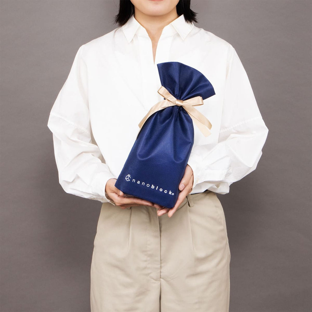 Gift bag for nanoblocks S (navy)