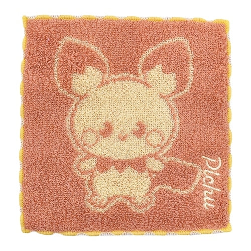 Petit Towel Pichu from Japan, cute Pichu face design on soft towel