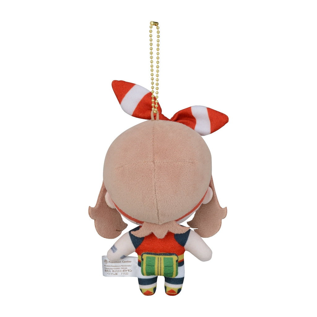 Japanese Haruka mascot, back view with Pokemon logo