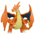 Moncolle Mega Charizard Y figure from Japan, detailed wings and fiery pose