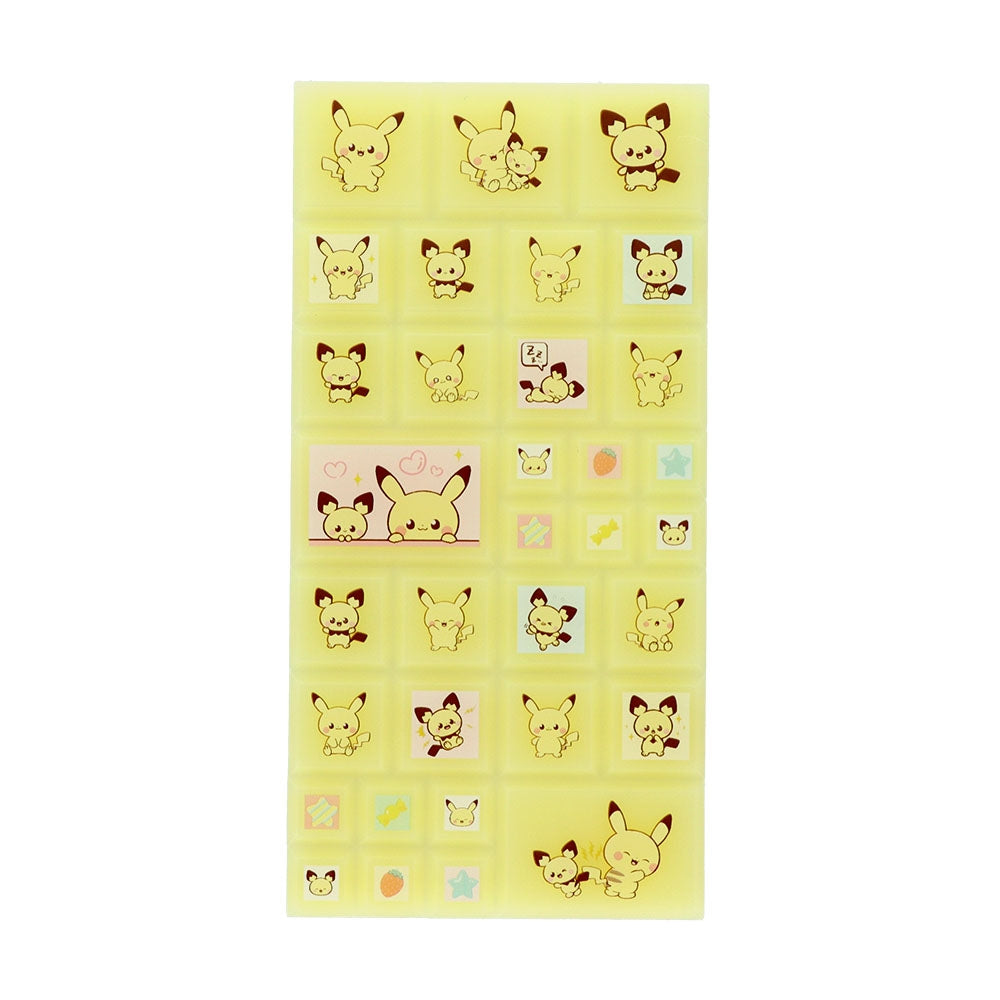 Official Pokemon Center Japan Pikachu & Pichu sticker, collectible item from Japan