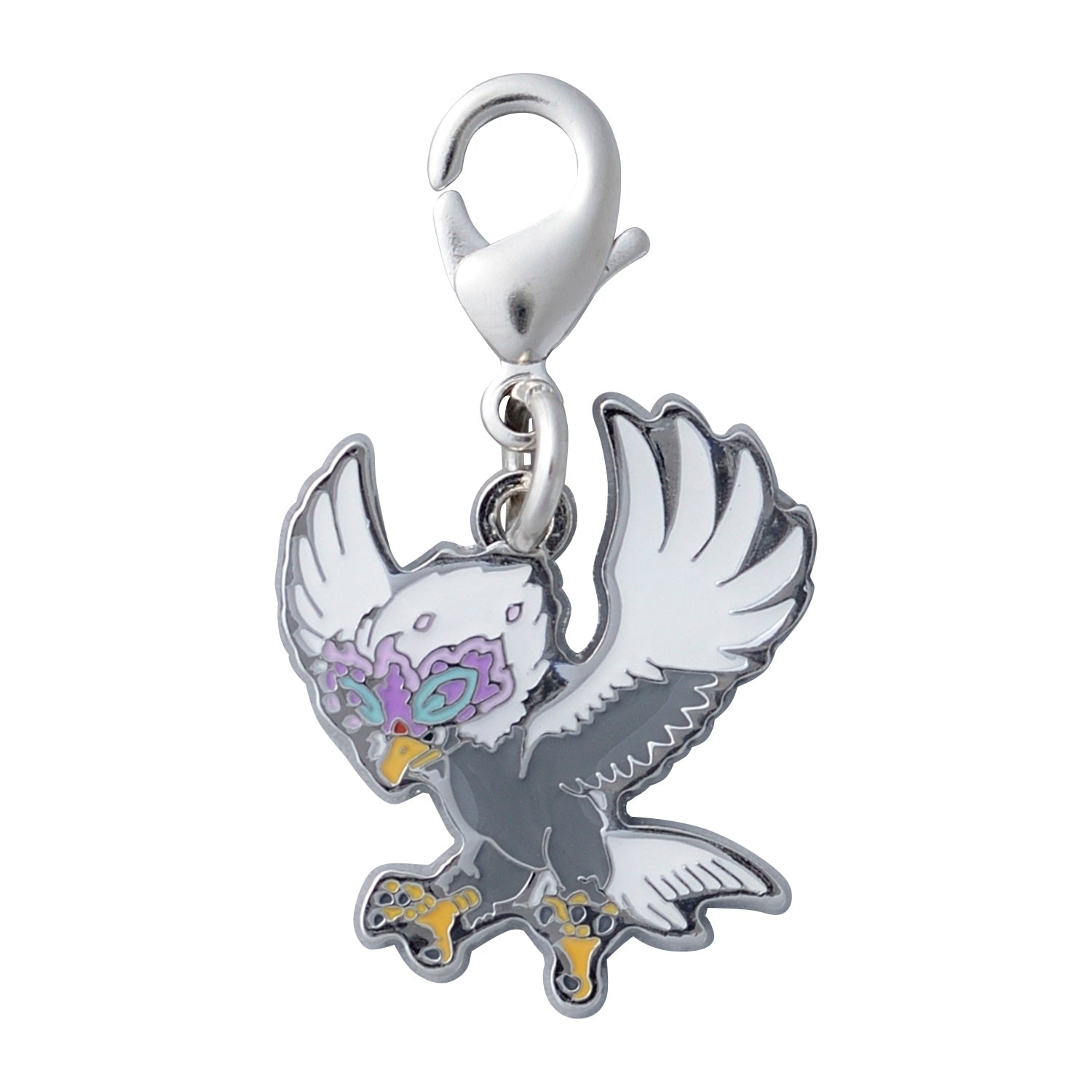 National Encyclopedia Metal Charm H628, detailed Pokemon design, from Japan
