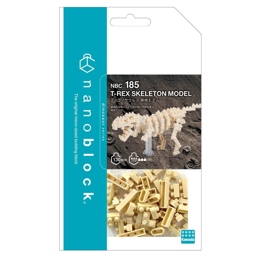 Nanoblock Tyrannosaurus skeleton model