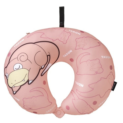 Transforming neck pillow that can be used as a monster ball or as a pillow