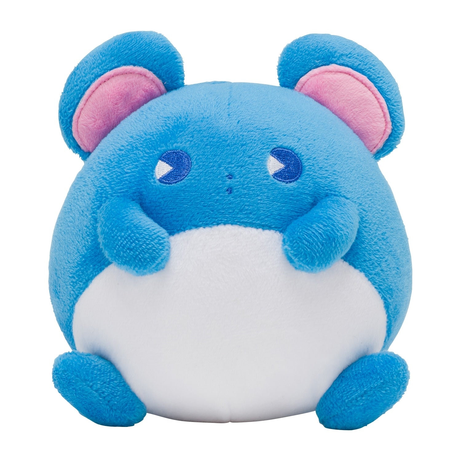 Psycho Soda Refresh Marill plush from Japan, cute smiling face