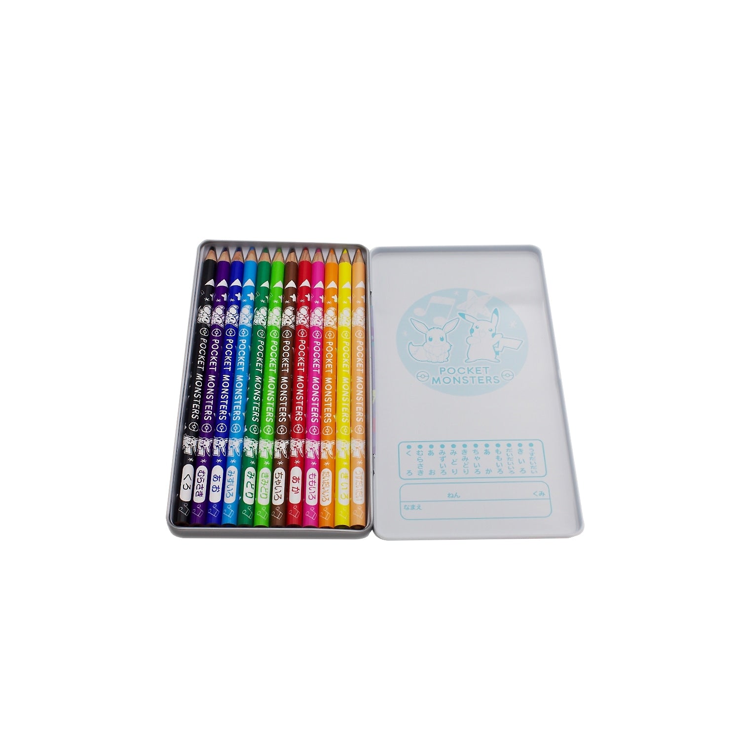 Pokemon Center Japan Butterfree writing tools, 12 colored pencils, collectible item from Japan
