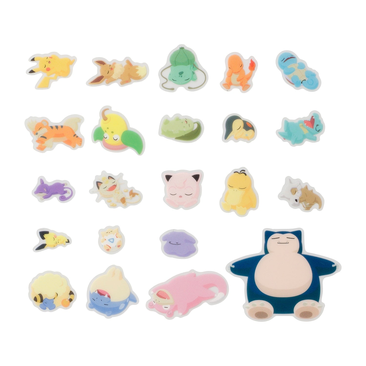 Authentic Pokémon Center Japan stickers, showcasing unique designs and collector quality, sourced from Japan