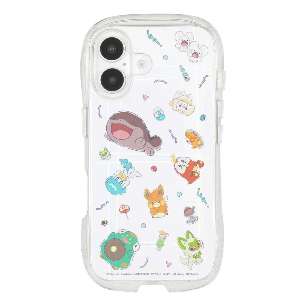 Crystal clear case compatible with iPhone16 Paldea region