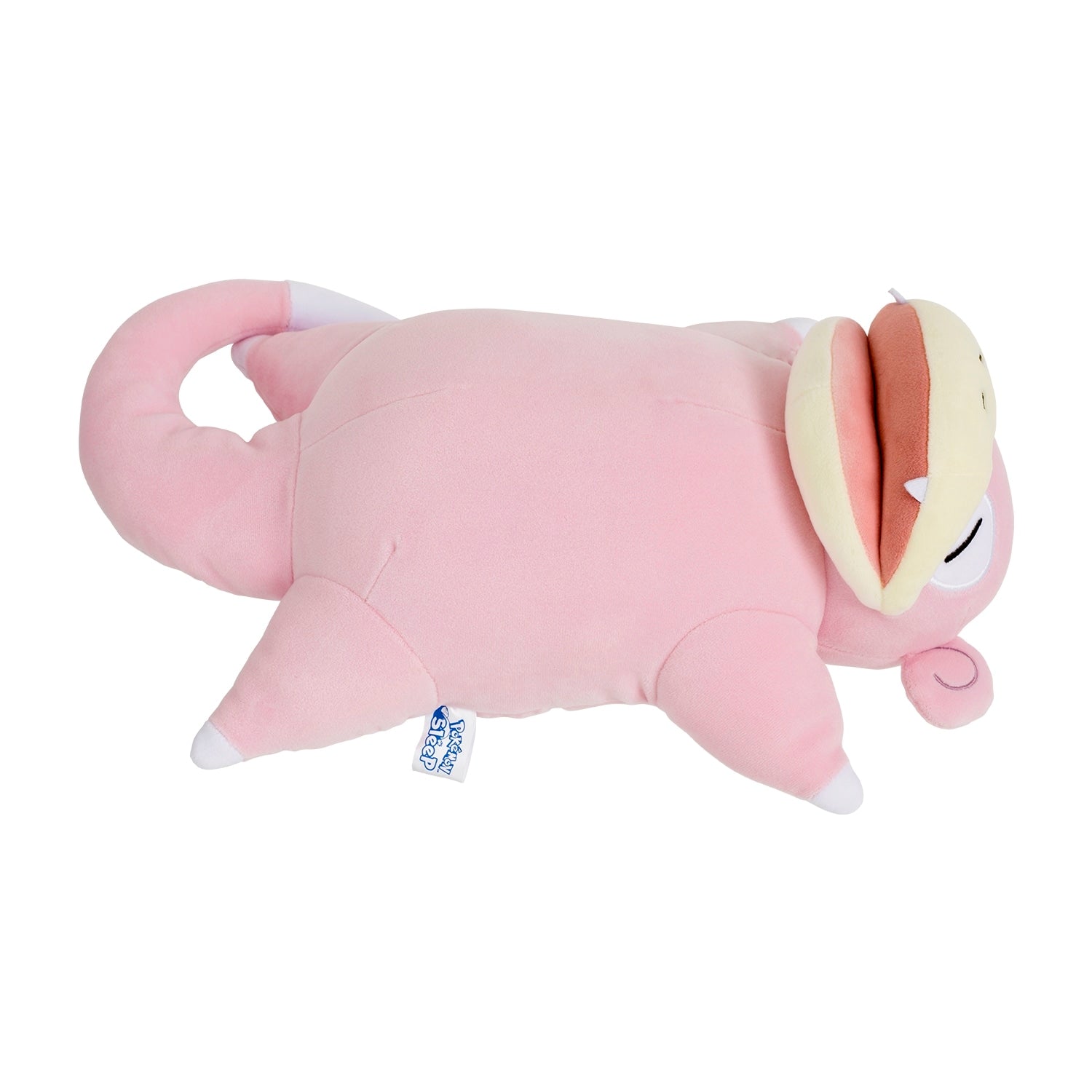 Close-up of Chewy stuffed animal Pokémon Sleep Good night Yadon, detailed features, from Japan