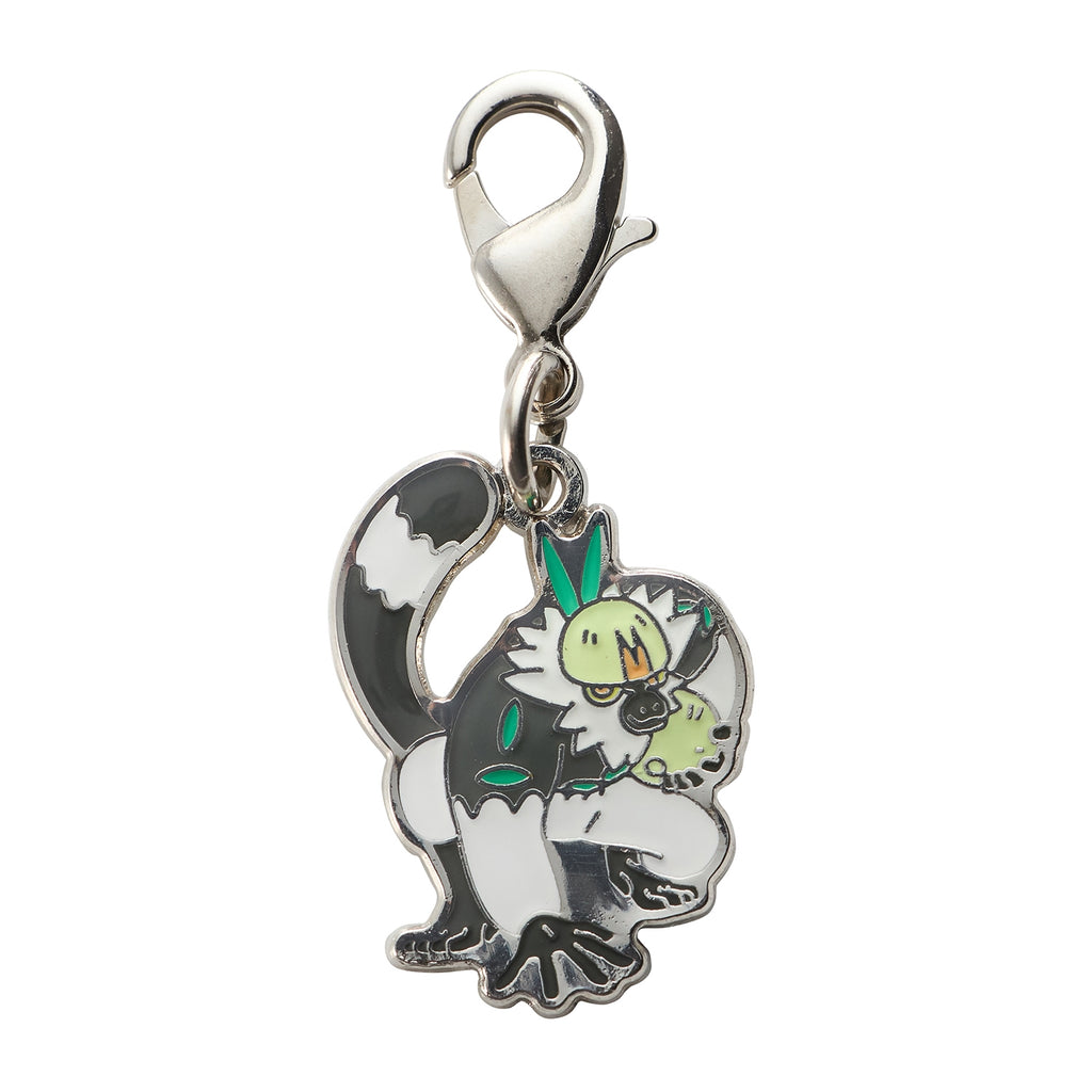 National Encyclopedia Metal Charm from Japan, featuring a character in detailed design