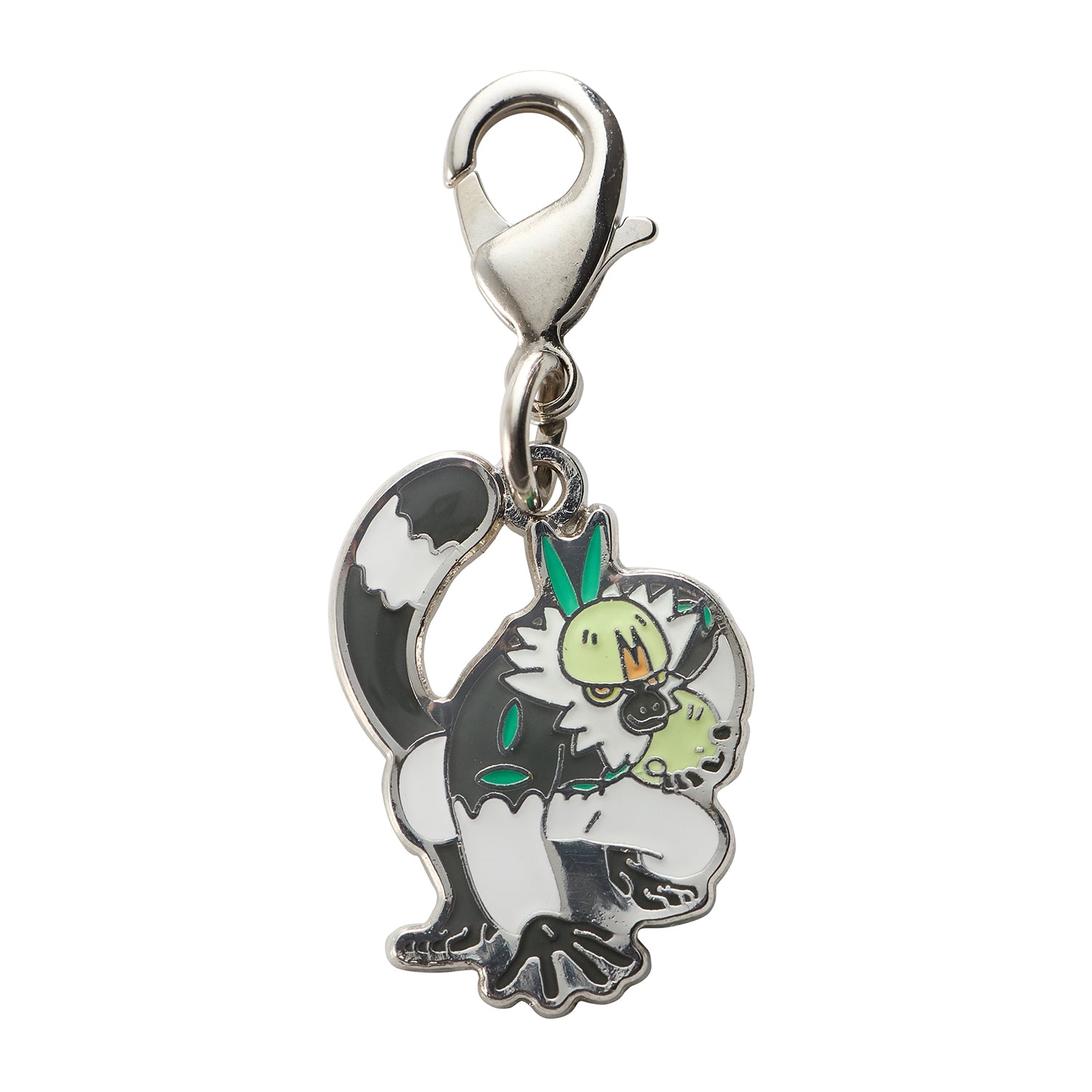 National Encyclopedia Metal Charm from Japan, featuring a character in detailed design