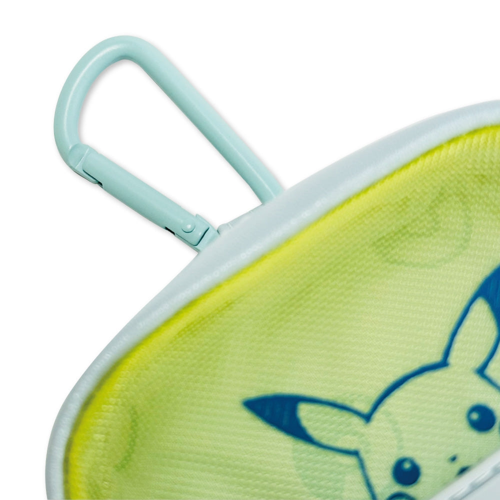 Mesh mini pouch with carabiner gradation BL