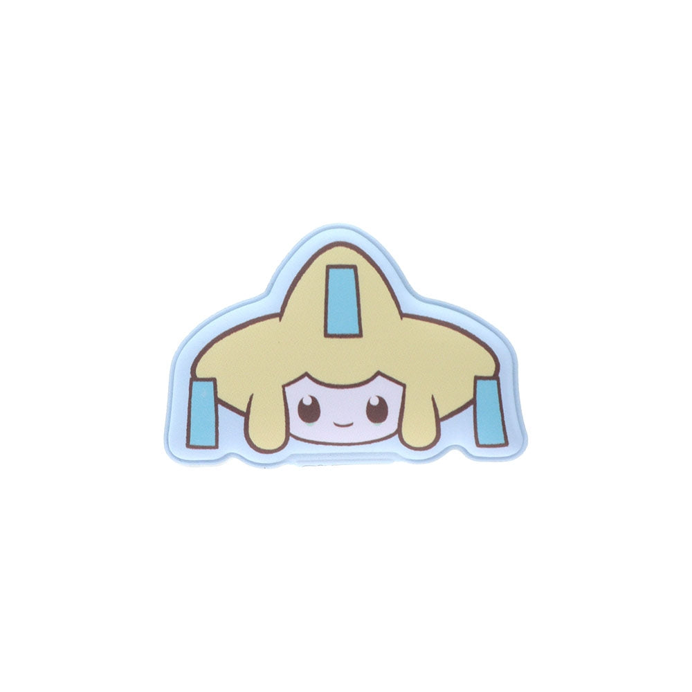Close-up of Jirachi sticky note from Japan, showcasing unique collectible details