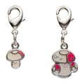 National Encyclopedia Metal Charm 590/591 from Japan, featuring a detailed metal charm