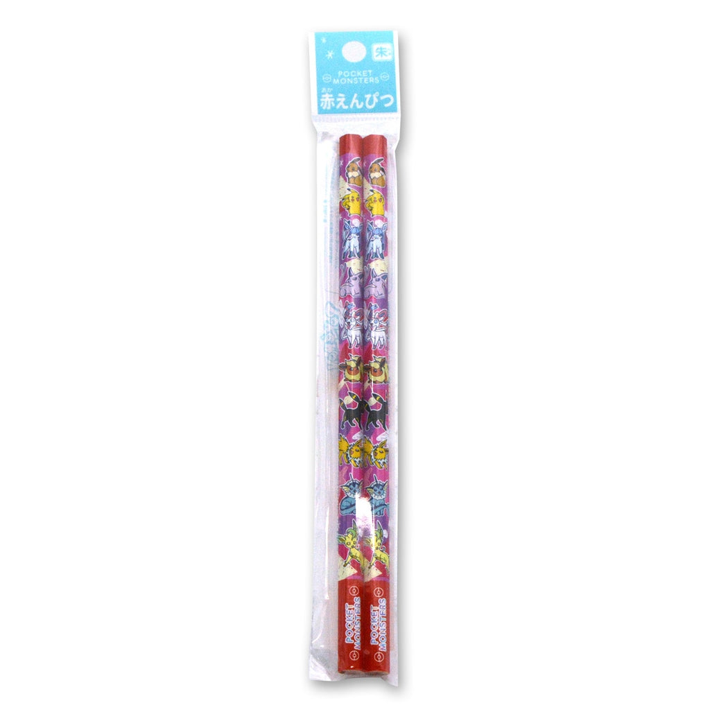 Pokemon Red Pencil Pastel Flakes from Japan, red flakes in a container