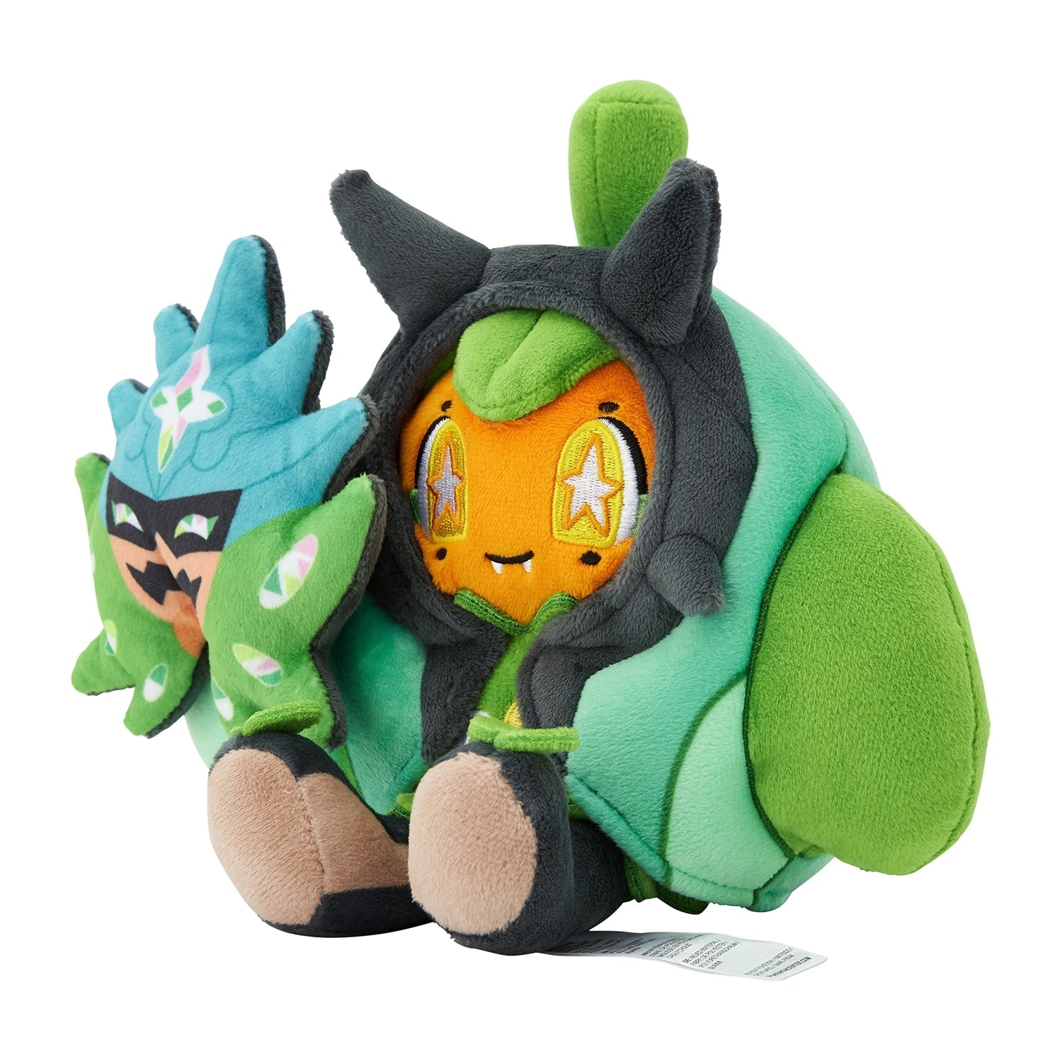 Authentic Japanese Pokemon Ogapon plushie doll front view