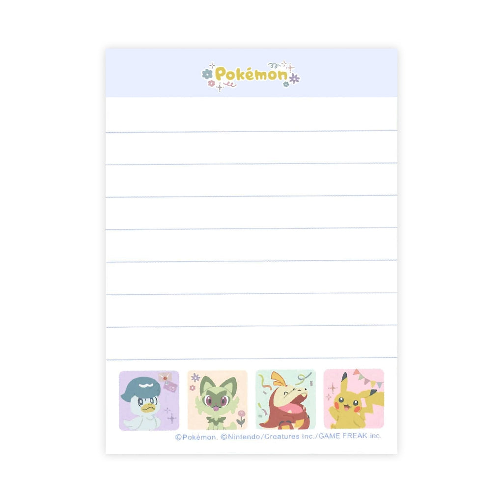 Mini memo collectible item with Pokemon characters from Japan