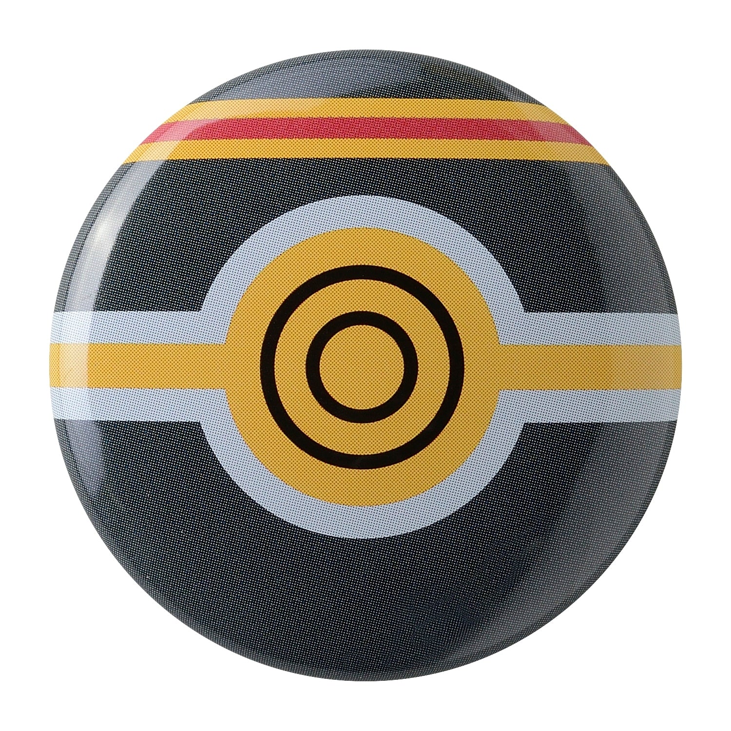Can Badge Gorgeous Ball pin, detailed enamel design from Japan