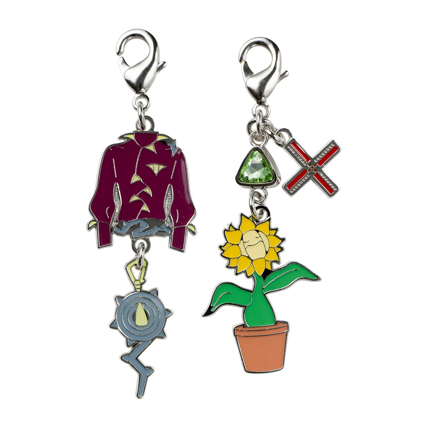 Corsa Pokémon Trainer metal charm with vibrant colors from Japan