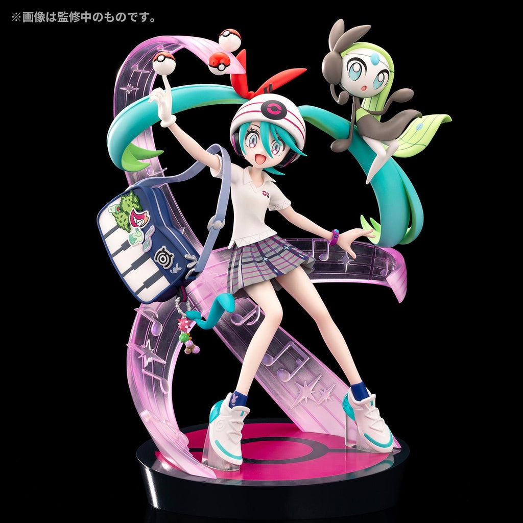 Hatsune Miku & Meloetta figure, anime-inspired design from Japan