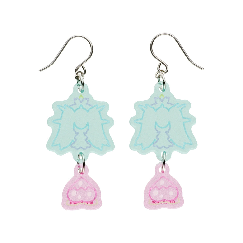 Pokemon Earrings with colorful charms from Japan