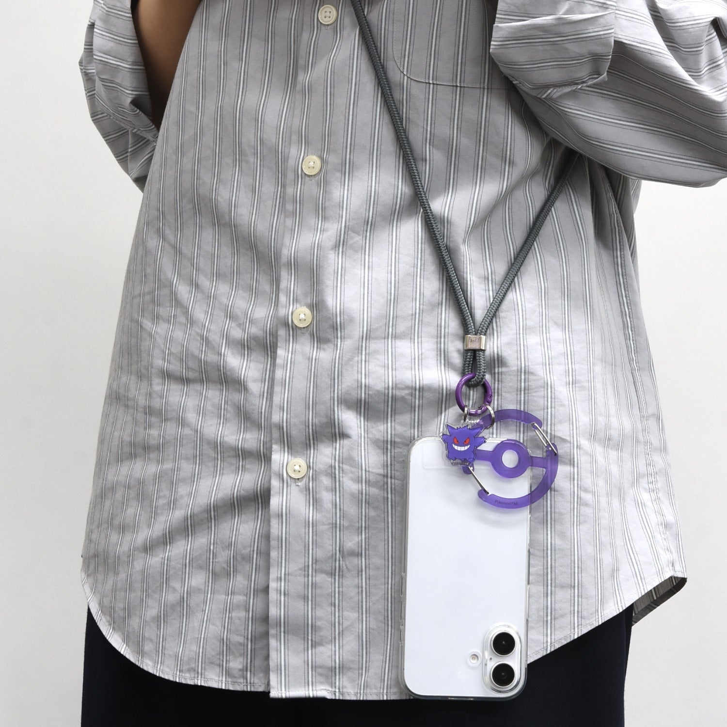 Multi Ring Plus Gengar with clear carabiner