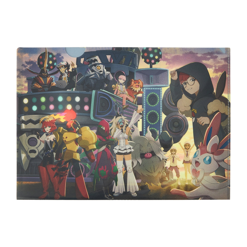 A4 clear file set of 2 POKÉMON TRAINERS -STARDUST★BESTIES-