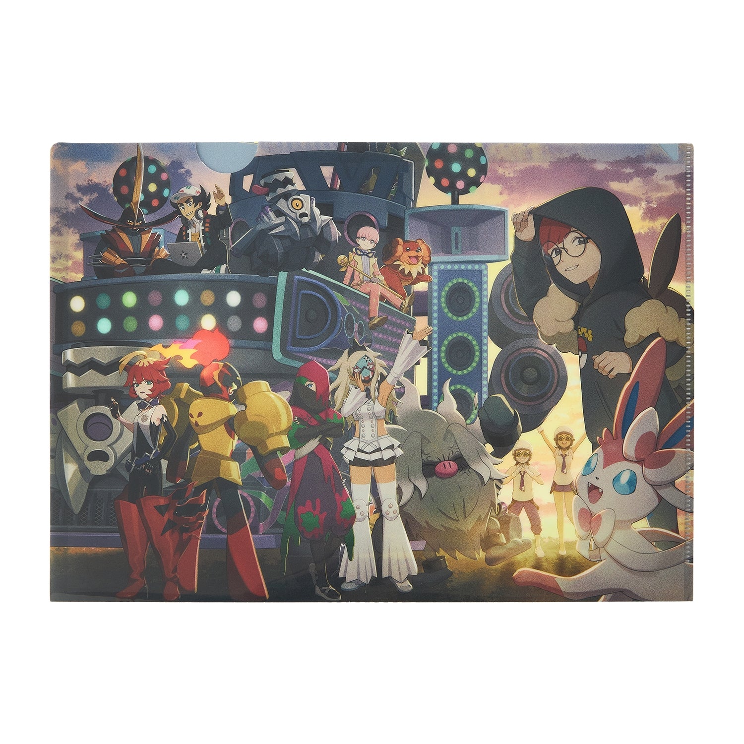 A4 clear file set of 2 POKÉMON TRAINERS -STARDUST★BESTIES-