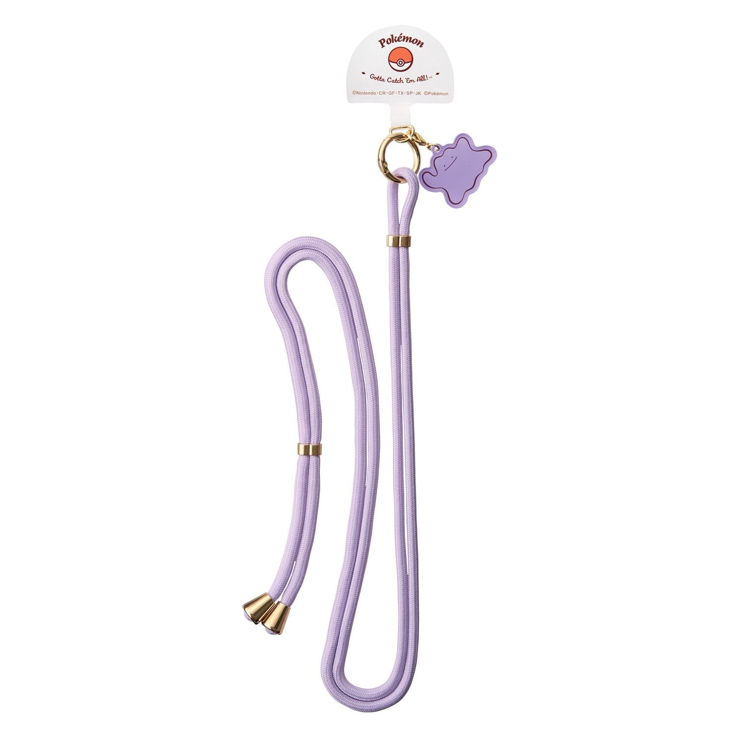 Metamon shoulder strap with official Pokemon artwork from Japan