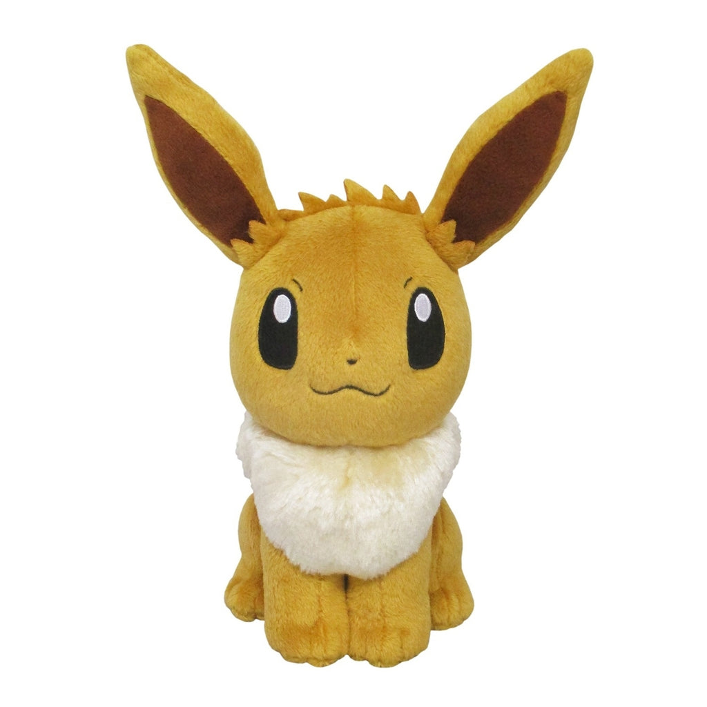Eevee plush toy with cute face from Japan