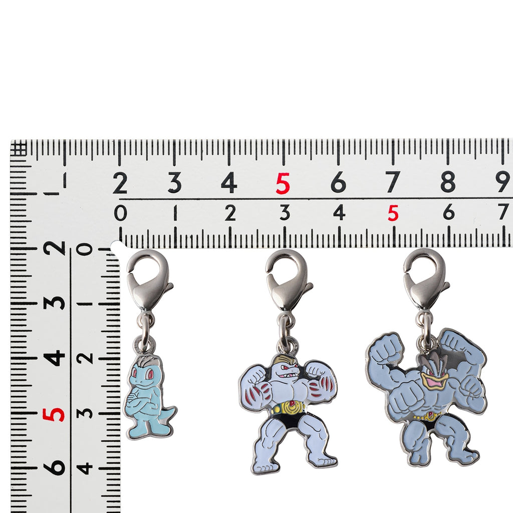 Official Pokemon Center Japan metal charm 067, 068, collectible charm with precise design from Japan