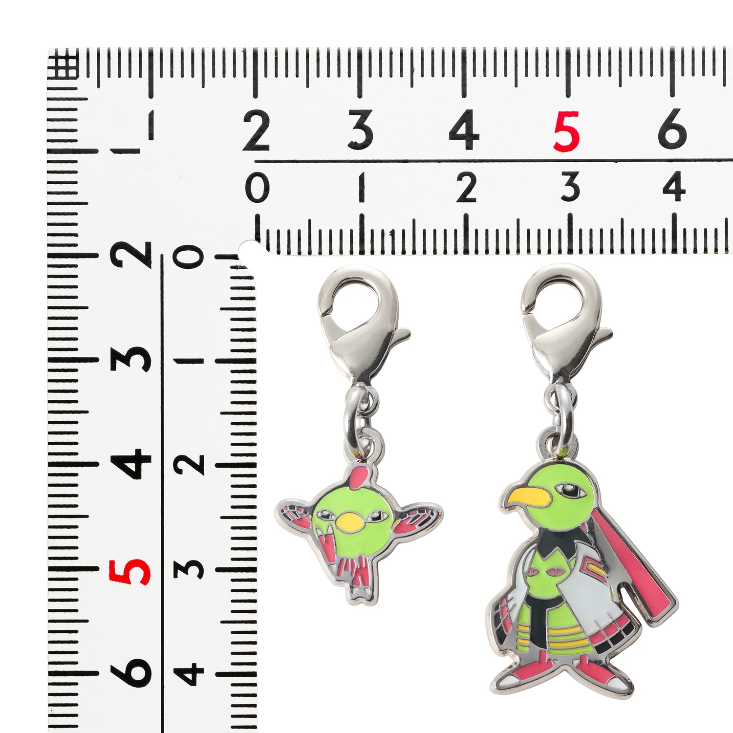 Authentic Natu Pokemon metal charm, Japan exclusive, with Psychic Flying type design