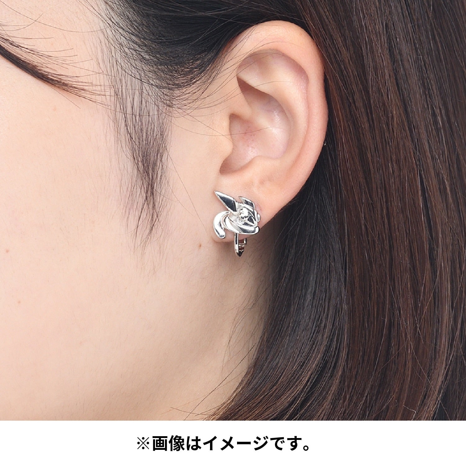 Close-up of Gekkouga earrings, showcasing intricate details from Japan