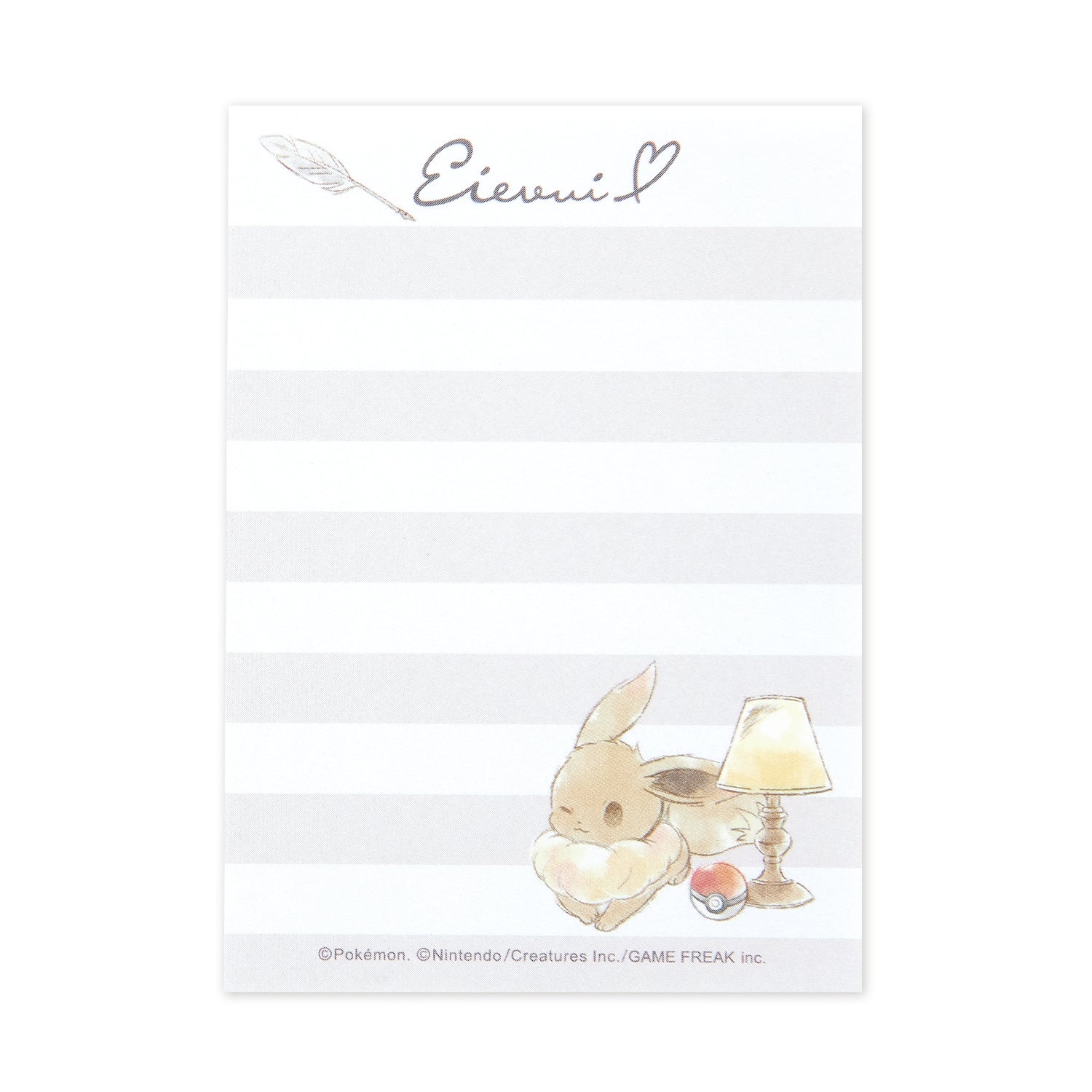 Nice moment Eevee notebook with colorful design from Japanese Pokemon Center