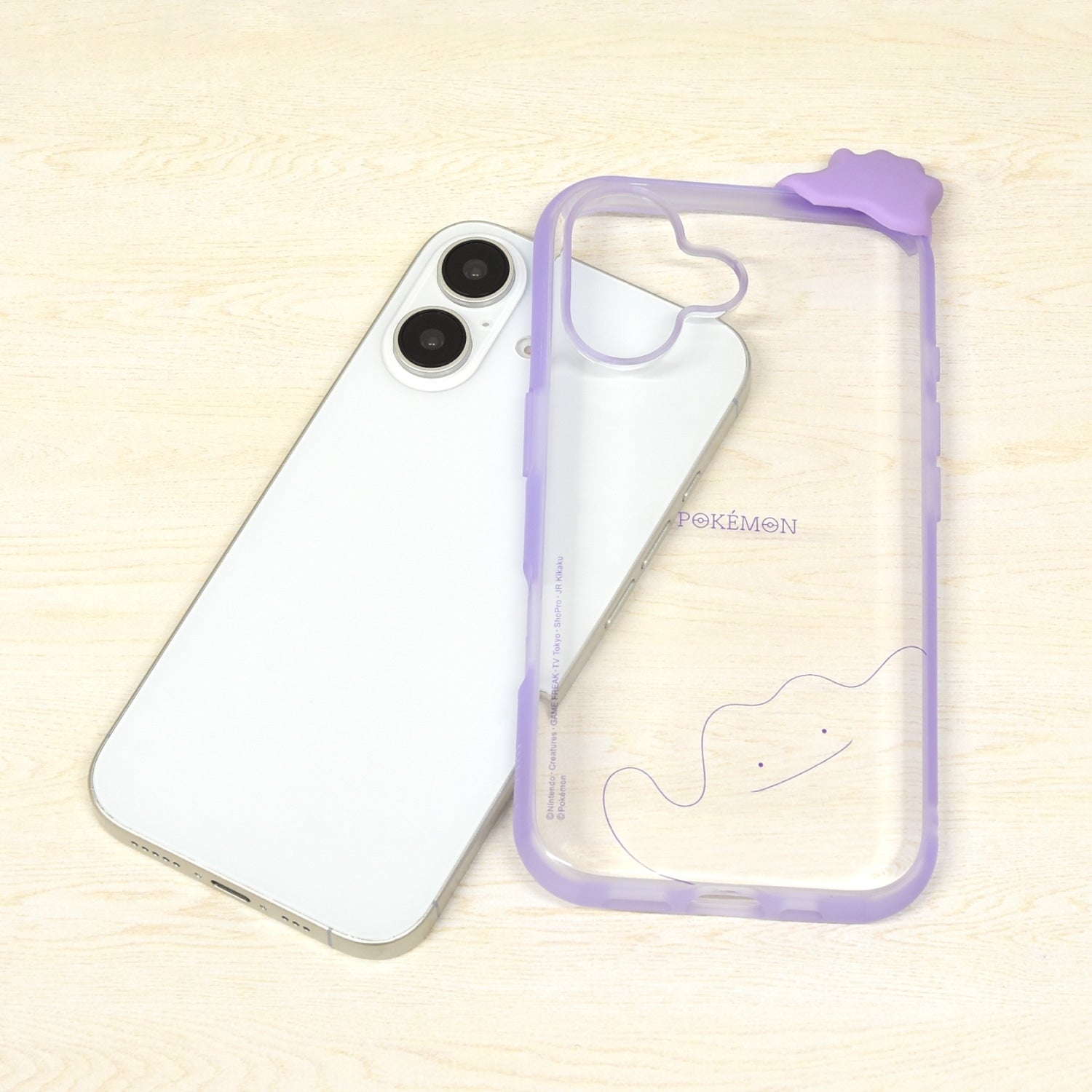 Frame IIIfit Clear iPhone 16 compatible case Metamon