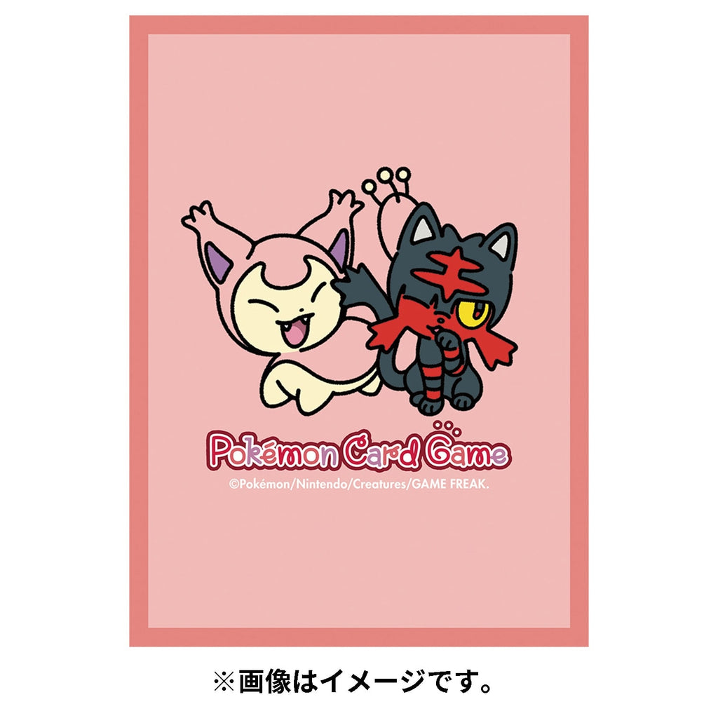 Pokemon TCG Deck Shield Sleeves Litten & Skitty | Official Japan
