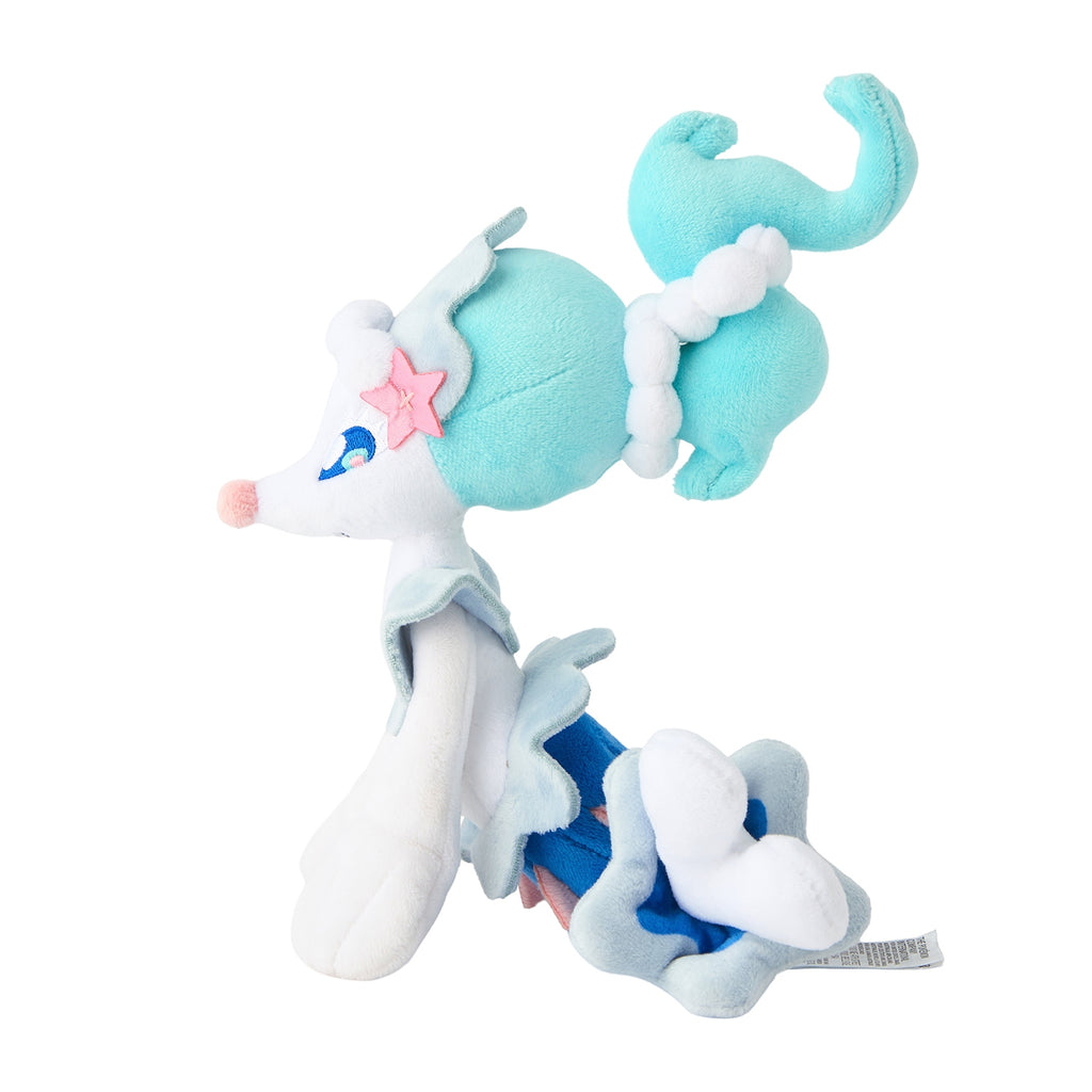 Authentic Pokemon 730 Plush Asirene, vibrant colors and details from Japan