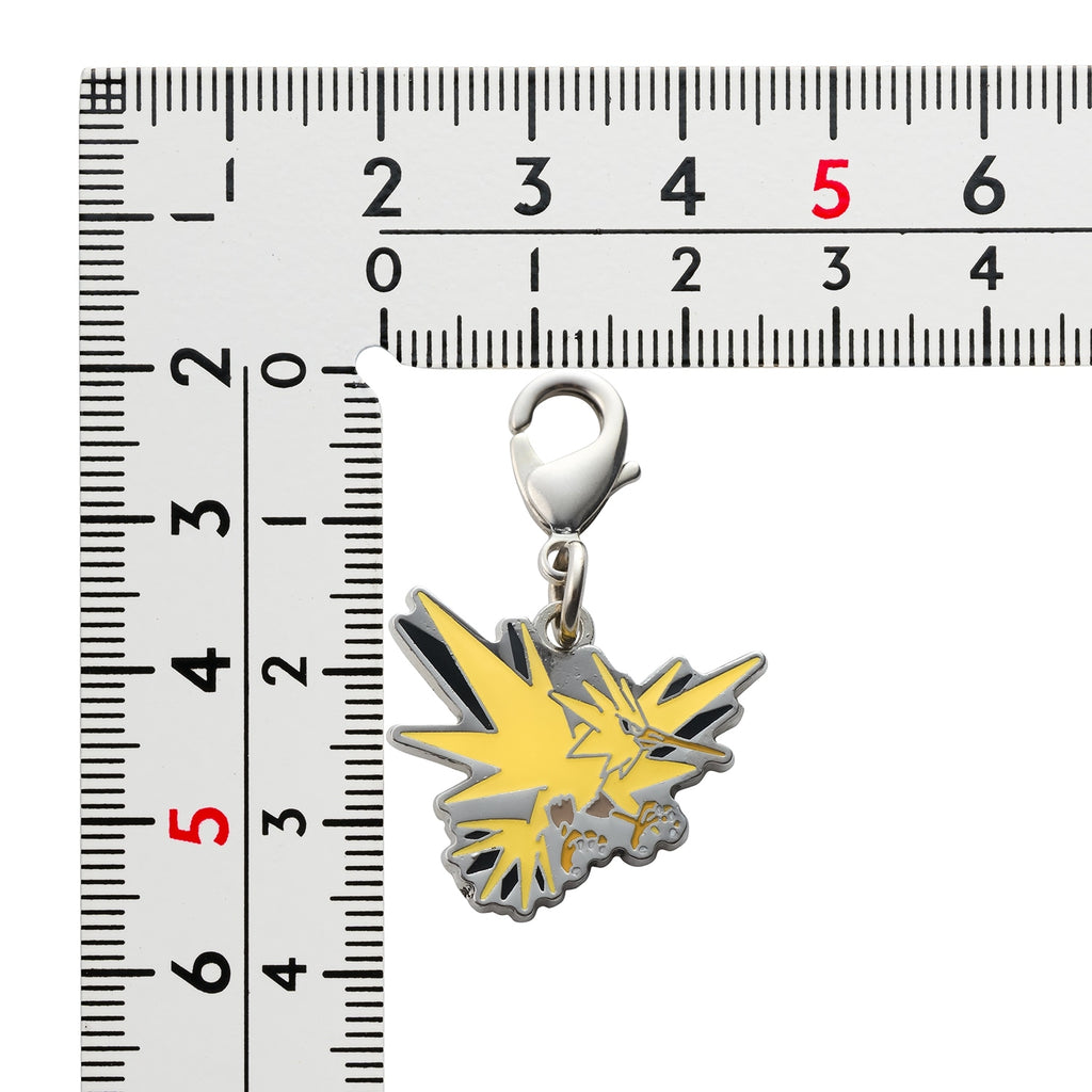Pokemon Metal Charm collectible item from Japan, with a shiny finish and official logo