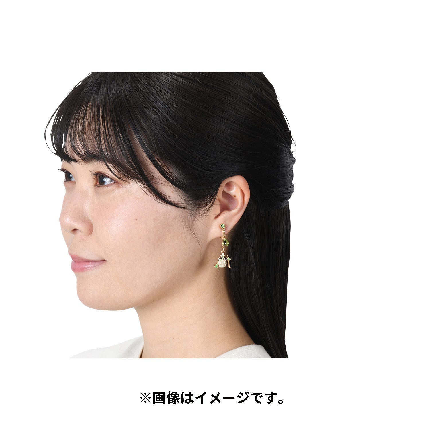 Authentic Pokémon Chadesu and Yabasocha Earrings set from Japan
