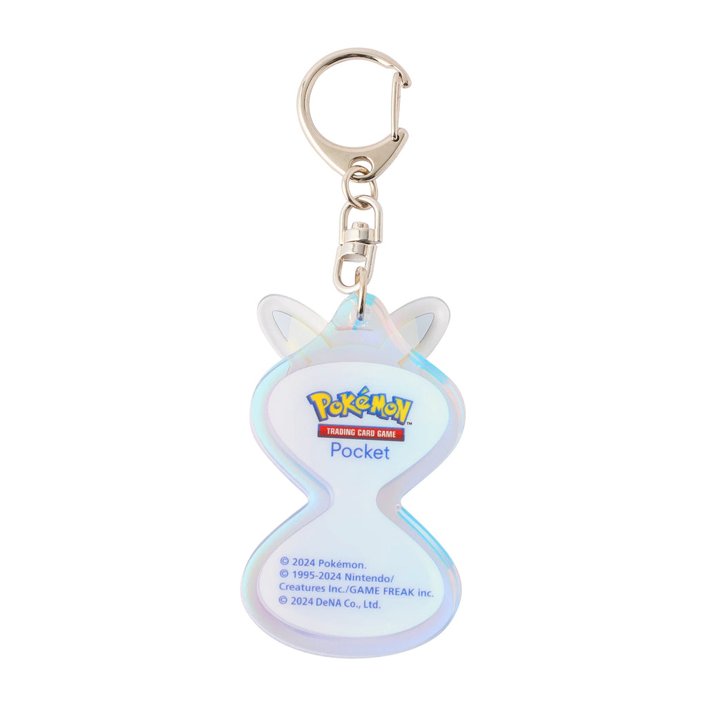 Authentic Pokémon Trading Card Game Keychain with detailed visuals from Japan